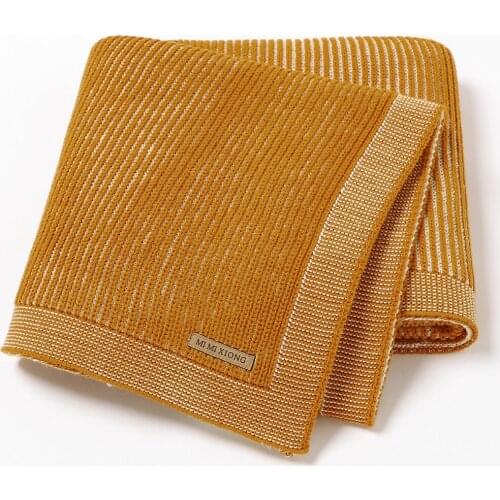 100x80CM Baby Blanket Knitted Photography Receiving Newborn Bebe Accessories Infant Swaddle Sleeping Stroller Wrap