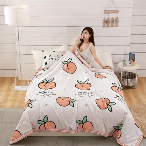 Bedding Summer Quilted Blanket Thin Comforter Bedspread for Double Bed Air Condition Quilt for Student Car Kids Adult quilt