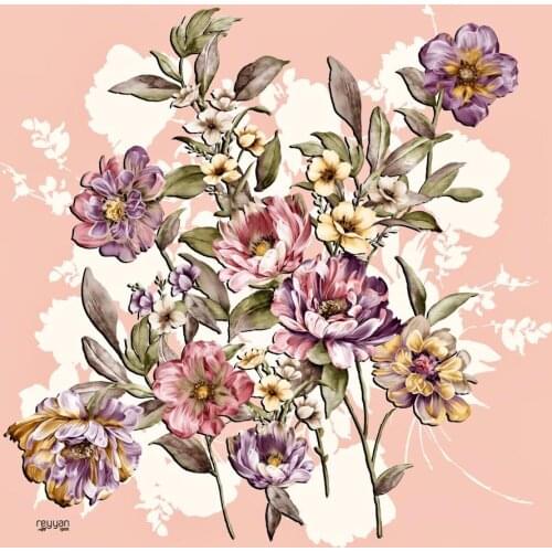 REYYAN SILK TEXTURED OYALIK WRITING PATTERN-16293-RENK-16