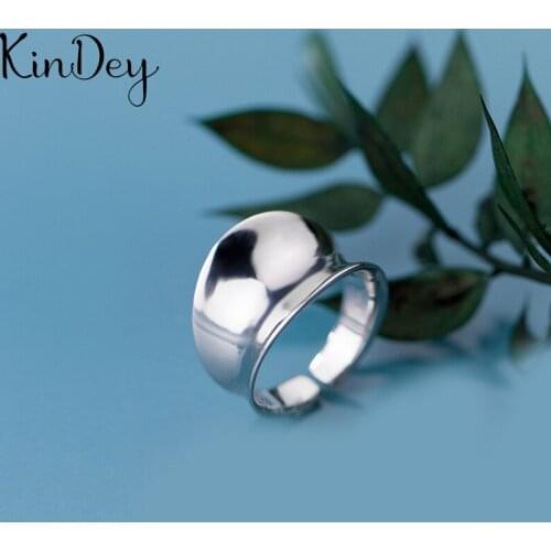 Luxury Brand Large Smooth Rings For Women Wedding Engagement Charm Knuckle Rings Men Vintage Jewelry Romantic Party Gift