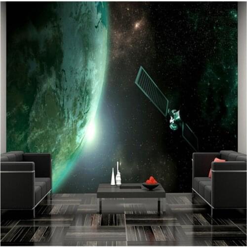Mystery Planet Space Theme Custom Mural Wallpapers for Living Room Bedroom Background Wall Papers Home Decor Papel De Parede 3D