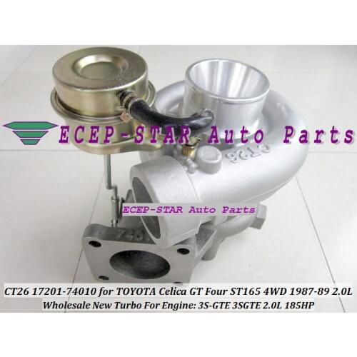CT26 17201-74010 17201 74010 + Gaskets Turbo Turbocharger For TOYOTA Celica GT Four ST165 4WD 1987-1989 3S-GTE 3SGTE 2.0L 185HP