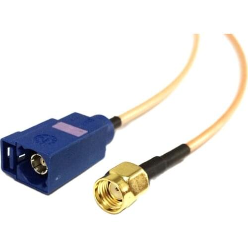 GPS antenna extension cable RP SMA male with female pin to Fakra C female jack pigtail RG316 15cm/30cm/50cm/100cm wholesale NEW