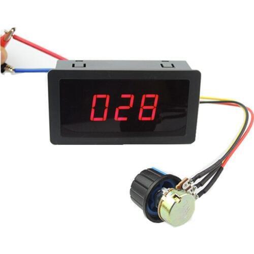 1PC 6V 12V 24V 5A PWM DC Stepless Speed Switch Controller Digital Display LED