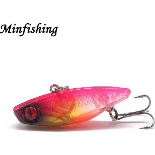 2 PCS Small Crankbaits Fishing Lure VIB Artificial Bait Pike Lure Jerkbait 4cm 4.5g Wobbler Lure