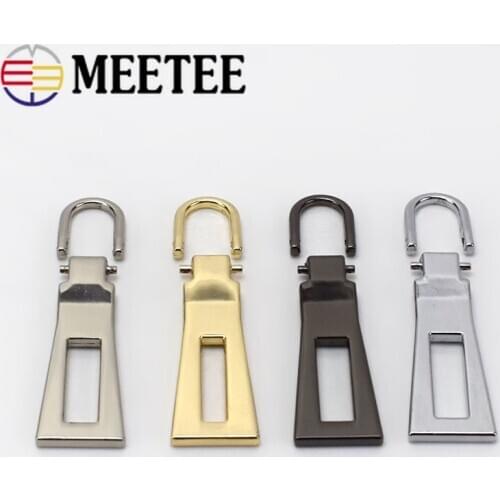 5pcs Detachable Metal Zipper Pullers For 8# 10# 15# Zipper Sliders Head Zip Repair Kits Zipper Pulls Tab DIY Sewing Craft ZT110