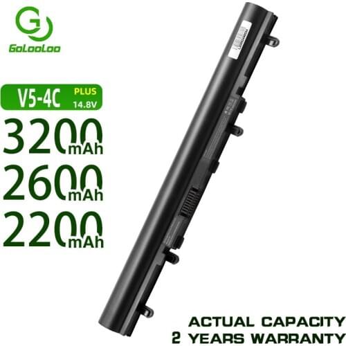 Golooloo Laptop Battery For Acer Aspire V5 V5-431 V5-471 V5-531 V5-571 AL12A32 V5-431G V5-551-8401 V5-571PG MS2360