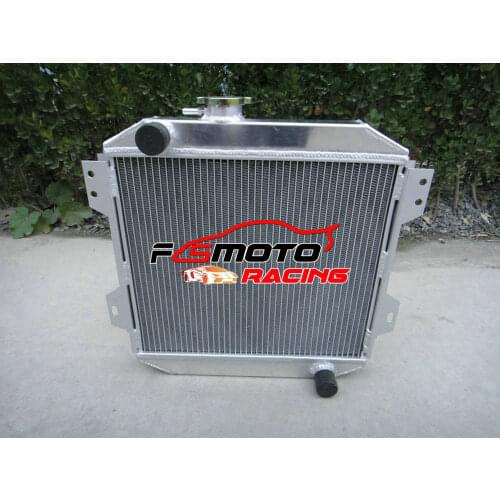 42MM aluminum racing radiator FOR Ford Capri/Escort MK1 MK2 MK3 Kent L4 1.3L/1.6L Essex V4 2.0L