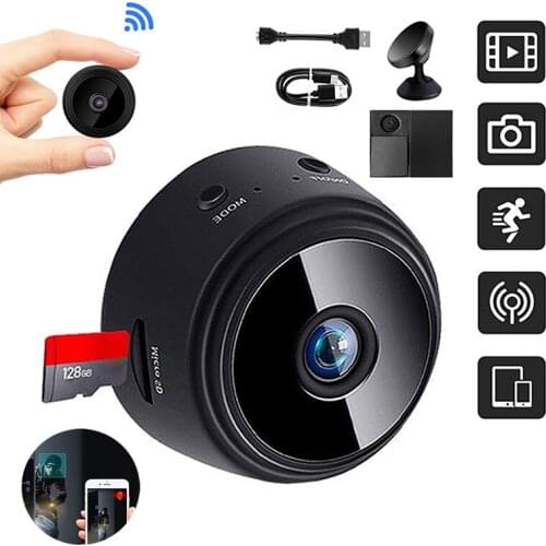 Wireless Mini Camera A9 1080P Night Vision Home Security Portable With Magnetic Holder Surveillance Camera With WIFI Camcorder