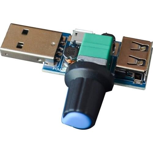 DC 4V-12V 5W XY-FS USB Fan Stepless Governor USB Fan Speed Controller Multi-Gear Auxiliary Cooling Tool