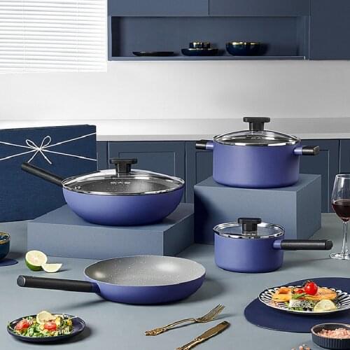 Household Medical Stone Non-Stick Frying Pan Non-Flammable Food Supplement Pot Steak Electric Gas Stove General Purpose Cooking