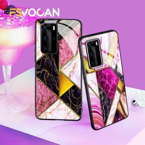 Art Marble Stone Design Case For Honor 10 10i 20 30 Plus 8X 9X Huawei P30 P40 P20 Lite E Pro Mate Nova 5T 5G Granite Phone Cover