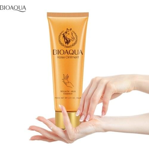 BIOAQUA horse ointment miracle moisturizing hand cream brands anti aging whitening hand lotion creams for hands mango skin care