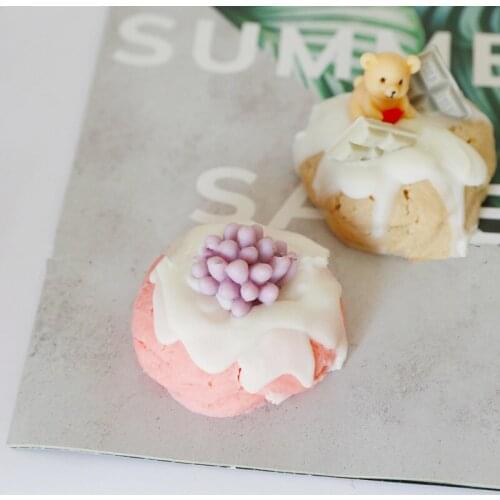 Cavity 3D Simulation Dirty Bread Dessert Soap Form Mold Bread Cake Decoration Chocolate Candle Mold DIY Baking Mold