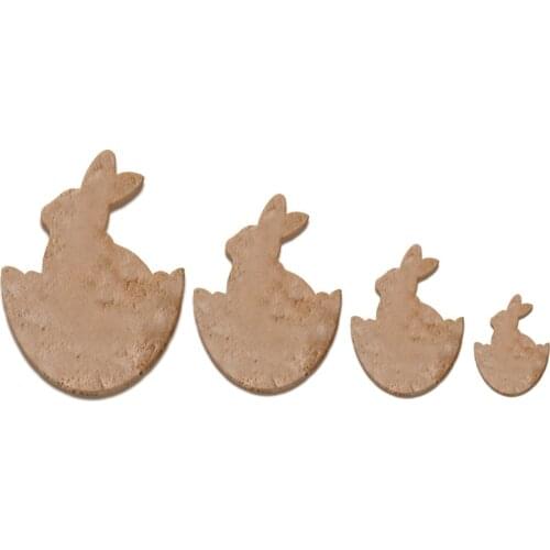 Rabbit Shape,3D Technology,Easter Cake Cookie Decorating Fondant Cutters Tools