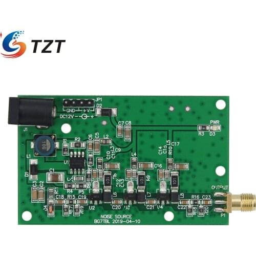 TZT Simple Spectrum Tracking Source RF Noise Source Noise Generator with Power Adapter