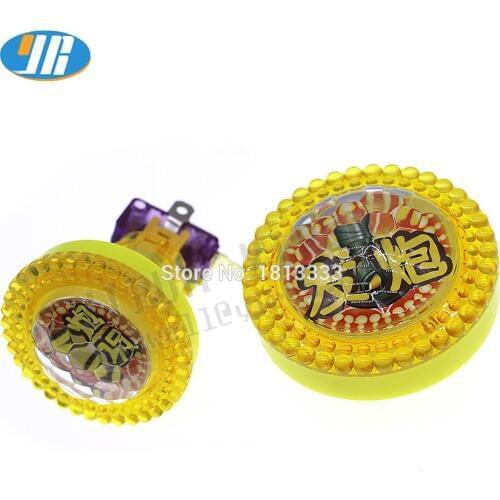 High Quality Durable LED Illuminated Push Button DC12V Light Button 60MM 46MM For Fishing Hunter Game Machine Cannon Button