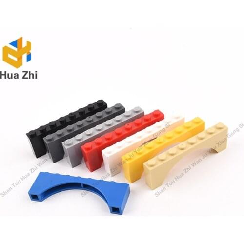 Building Blocks Parts 3308 6PCS Brick Arch 1 x 8 x 2 LEGOING MOCS Education