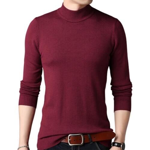 Casual Men Solid Color Long Sleeve O Neck Pullover Plus Size Knitted Sweater Mens Sweater Mens Solid Color Casual Sweater