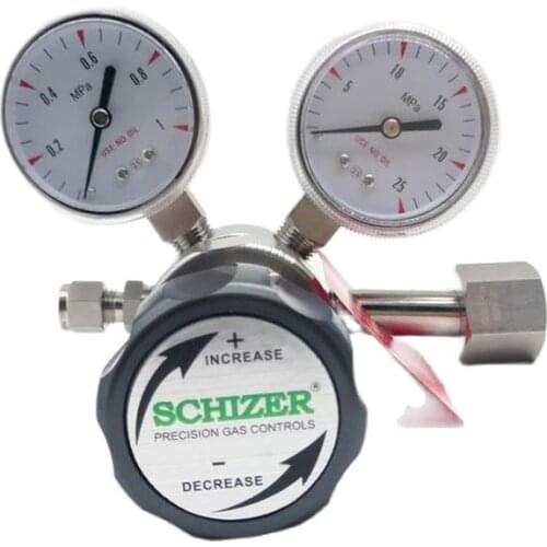 Stainless Steel SUS316L Precision Diaphragm Pressure Reducer Laboratory Instruments Gas Chromatography