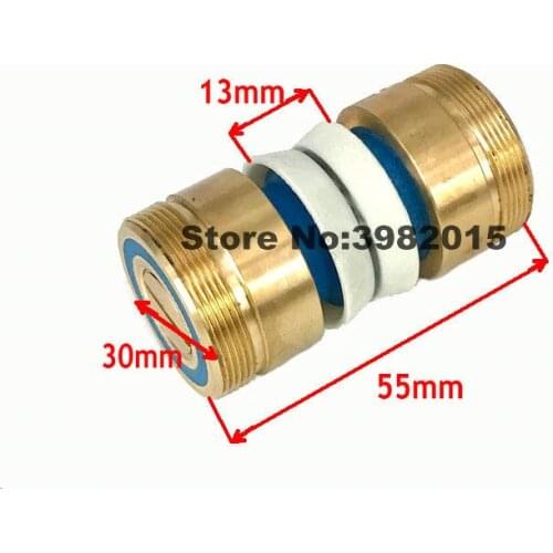 Brass Seat Waterproof Complete Pulley Assembly 30-13-55mm for WEDM Wire Cutting Machine