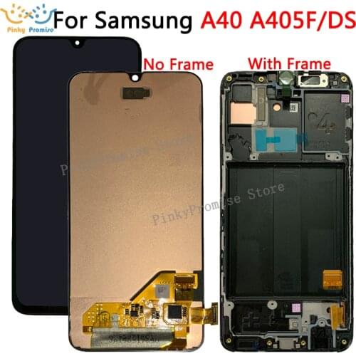 5.9" For Samsung Galaxy A40 LCD A405 A405F SM-A405F Display Touch Screen Digitizer Assembly A40 2019 For SAMSUNG A40 LCD A405DS
