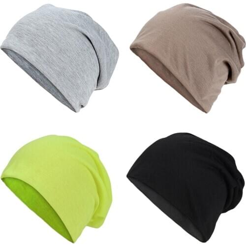 Women Men Autumn Winter Warm Hat Solid Color Hip Hop Skullies Beanies Caps Streetwear Fashion Skullcap