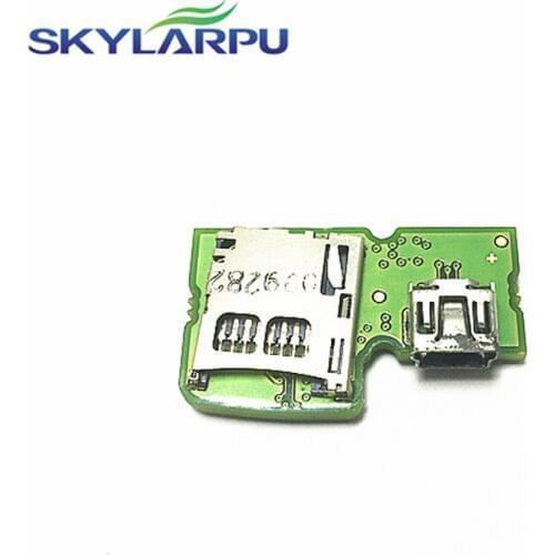 Skylarpu PCB w miniUSB & microSD holder for Garmin Edge 800 TYPE-10 Repair replacement Free shipping