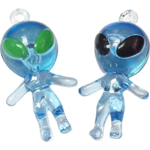 12 pcs Blue Alien Fun Toys Mini Figures Birthday Party Favors School Prize Game Gift Filler Bags Novelty Topper Pinata carnival