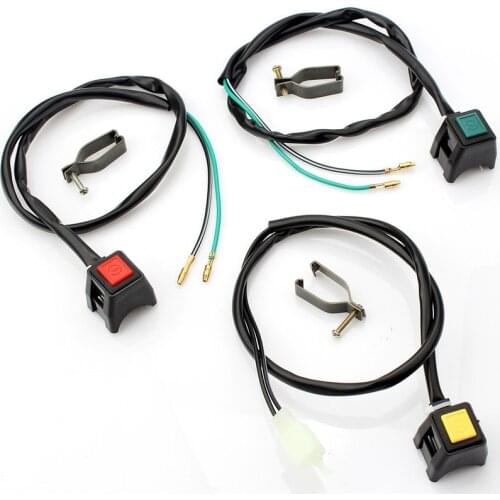 For KTM HONDA KAWASAKI SUZUKI YAMAHA ATV 1pc ON OFF Switch Motocycle Engine Starter Kill Switch Fit Universally Dirt Bike