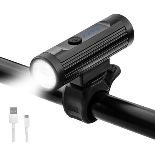 600LM Bike Light Headlight Bicycle Handlebar Front Lamp MTB Rode Outdoor Cycling USB Rechargeable Safe Quality Flashlight 2021