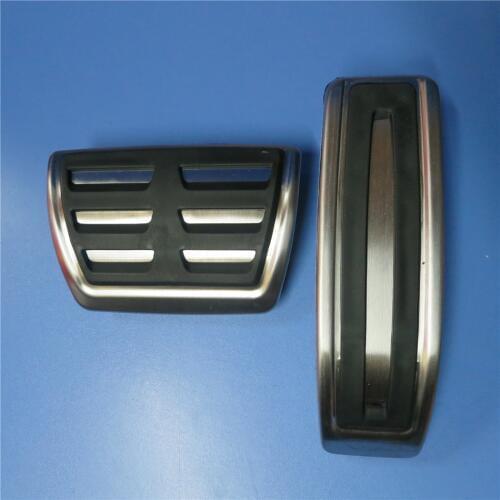 TTCR-II Car Accessories For Audi Q7/Porsche Cayenne/VW Touareg Brake Accelerator Footrest Foot Rest Pedal Pad styling Stickers