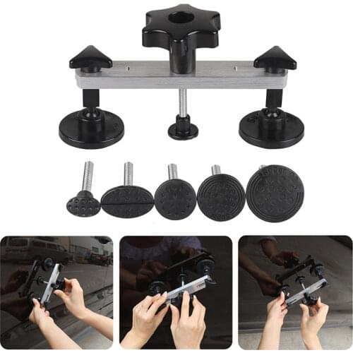 Automotive Dent Repair Tool Car Body Repair Kit Dent Puller Kit Pulling Bridge Glue Pulling Tabs for for Vehicle Car Auto