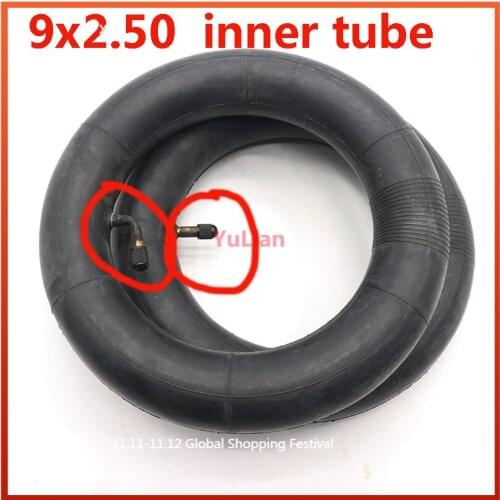 Butyl Tube 9x2.50 inner tube fits motorcycle Scooter A-Folding Bike Electric / Gas Scooter Tyre ( for 85/65-6.5 tire )