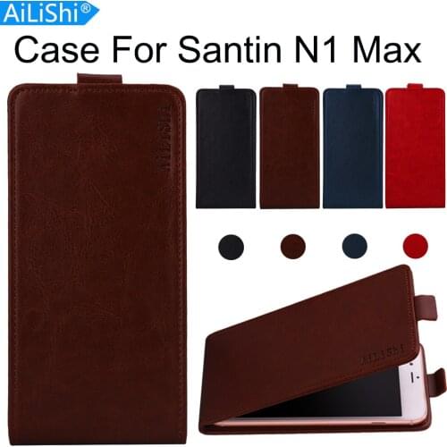 AiLiShi Case For Santin N1 Max Luxury Flip Top Quality PU Leather Case N1 Max Santin Exclusive 100% Phone Cover Skin+Tracking