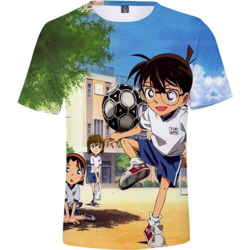 Hot Detective Conan 3D T shirt Men Women Tee shirt Summer Short Sleeve 3D Print Detective Conan T-shirt Cool Handsome Tees