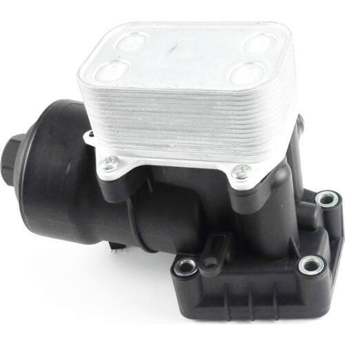 Oil Cooler housing with radiator cap gasket for Audi for Skoda 03L115389H 03L115389C