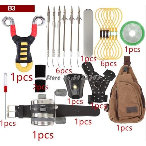 Powerful Multi-function Archery Bow fishing Shooting fish Slingshot Catapult Hunting bow Fishing Sling Shot arrow kit darts