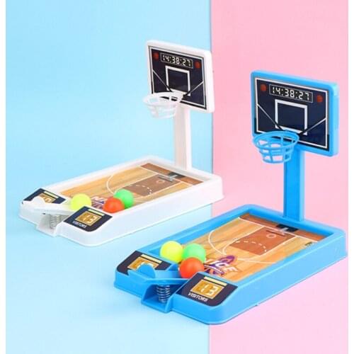 Indoor Basketball Shooting Game Sport Play Sets Hoop 3-Ball Interactive Kid’s Board Game Desktop Ball Toy Children Gift