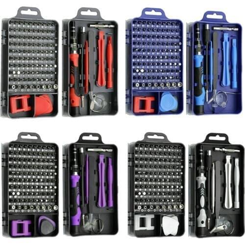 115 in 1 Clock Mobile Phone Repair Kit Multiple Combinations Screwdriver Set N0HB