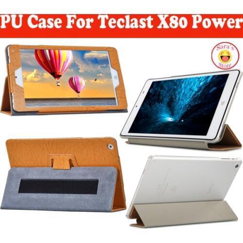 New Arrival PU Case For Teclast X80 Power 8" Tablet,Protective Case Cover For Teclast X 80 Power PC With 4 Gifts