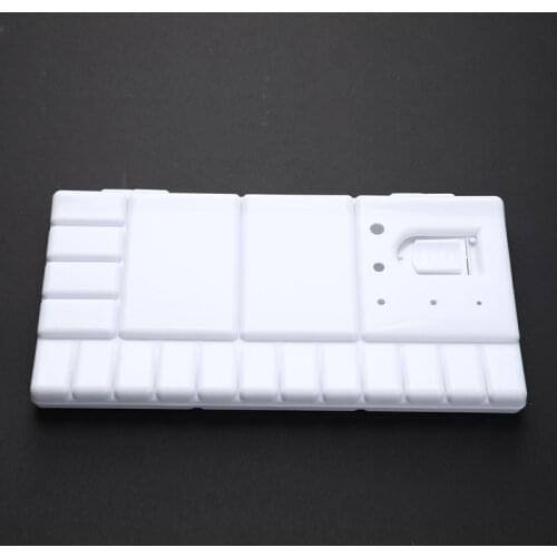 Watercolor Palette Folding Paint Tray Plastic Painting Pallet With 33 Compartmen
