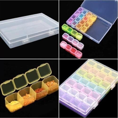 PDMDOG 5D DIY Diamond Painting Tools Diamond Jewelry Box Rhinestone Embroidery Crystal Bead Storage Box Accessories Container