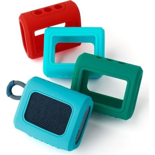Durable Silicone Case Protective Cover Shell Anti-fall Speaker Case for-JBL GO 3 GO3 Bluetooth Speaker Accessories T84D