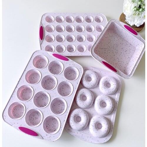 Donut silicone cake mold non-stick fondant cake mold oven baking tools