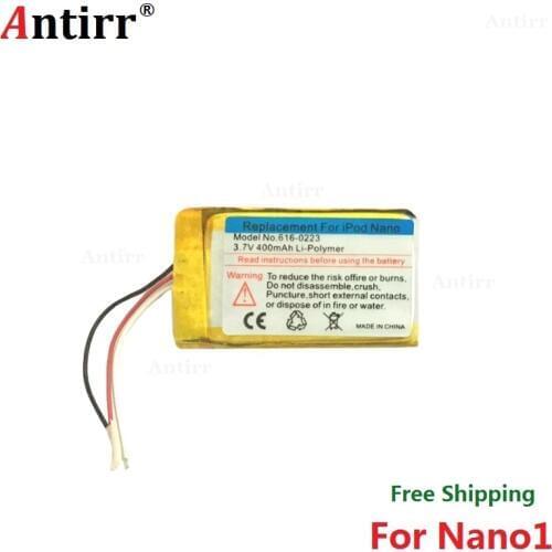 3.7V Li-ion Battery Replacement 330mAh for iPod Nano 1 1st Gen MP3 1GB 2GB 4GB with Tools