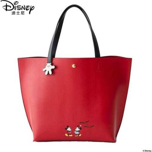 Disney Mickey Minnie Bag Women Leather Handbags Ladies Bag Large Capacity Shoulder Bag Luxury Handbags Women bags Designer