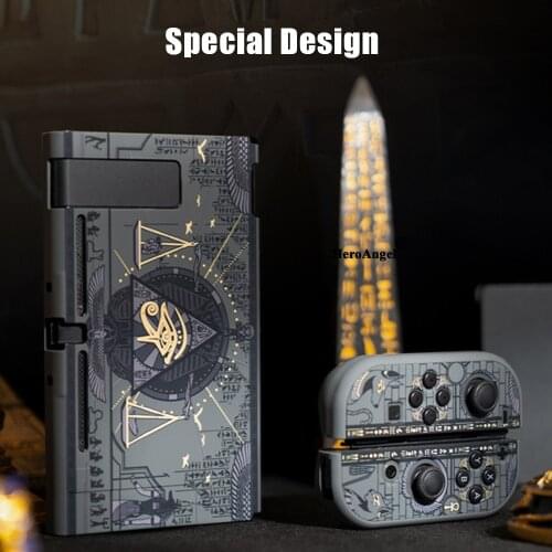 Mysterious Egypt Pharaoh For Switch Protective Case Hard Shell For NS JoyCon Controller Cover Case For Nintendo Switch Accessory