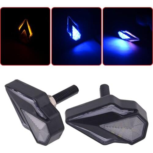 Universal 2pcs Dynamic Flowing Sequential Motorcycle Flush Mount LED Turn Signal DRL Blinker Lamp Light 12V DC