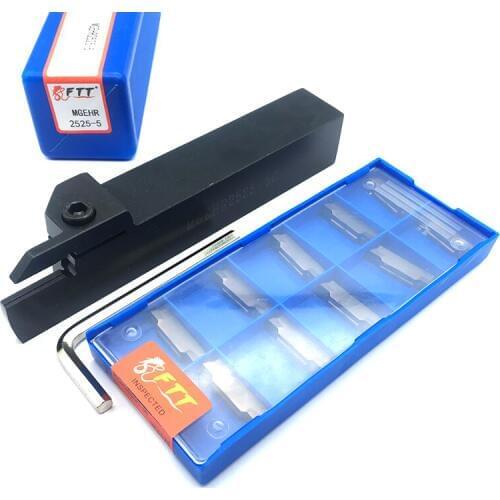 1pc MGEHR2525-5 Turning holder 10pcs MGMN500 M YC1125 MGEHR Parting and Grooving Carbide Inserts High Quality lathe CNC turning